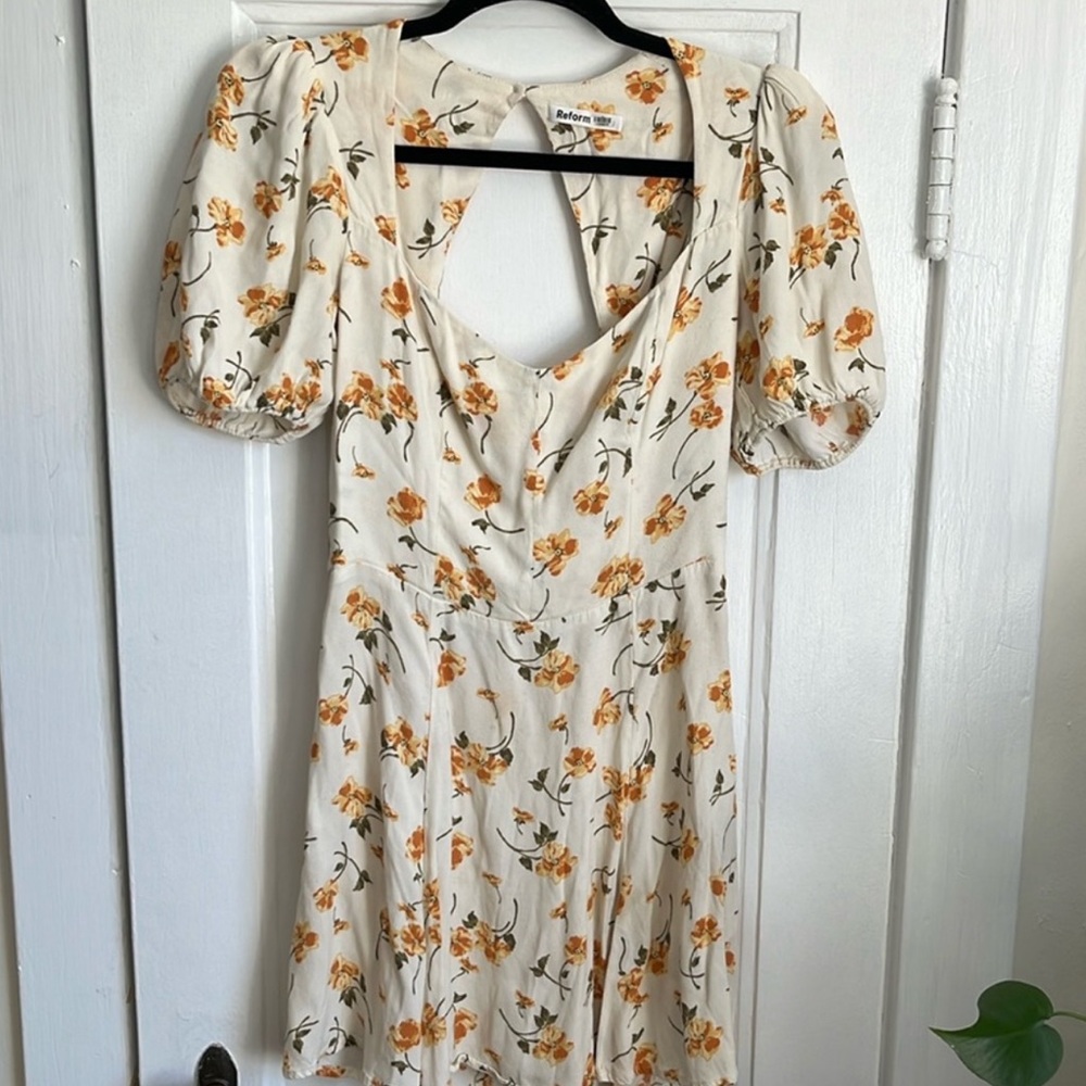 Reformation Floral Mini Dress